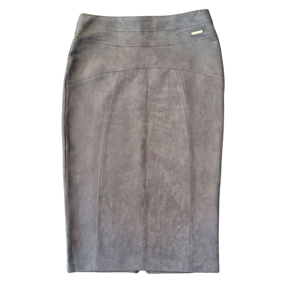 Marc New York - Andrew Marc - Faux Suede - Pencil Skirt – XS Extra Small